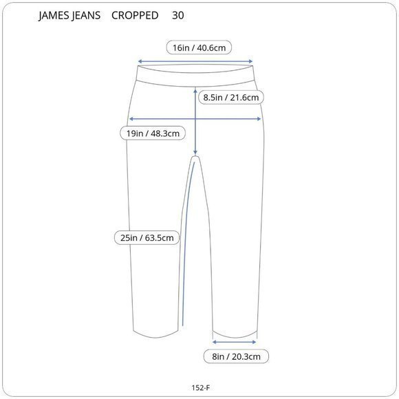 James Jeans US Cropped‎ Capri Jeans Stretch 30 - Picture 3 of 10